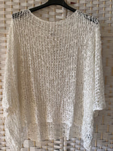 Load image into Gallery viewer, VERITY Popcorn Open Knit Top