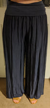Load image into Gallery viewer, Size XL in Italian Silk Lined Palazzo Trousers
