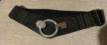 Load image into Gallery viewer, Belt with Diamante Ring Buckle