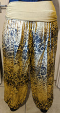 Load image into Gallery viewer, Harem Trousers - Lightweight Faded Vintage Print