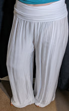 Load image into Gallery viewer, Italian Silk Lined Palazzo Trousers