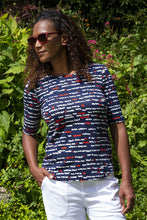 Load image into Gallery viewer, Lily & Me Rockpool Top in Poetry Print