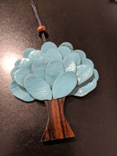 Load image into Gallery viewer, Leather Tree Necklace with Adjustable Length