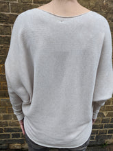 Load image into Gallery viewer, Italian Sequin Star Burst Jumper -Soft Rib Knit with Batwing Sleeve