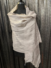 Load image into Gallery viewer, LINEN MIX SCARF - Natural