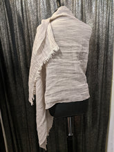 Load image into Gallery viewer, LINEN MIX SCARF - Natural
