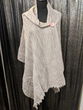 Load image into Gallery viewer, LINEN MIX SCARF - Natural