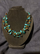 Load image into Gallery viewer, NECKLACE - Multi Strand Short with Random Beads