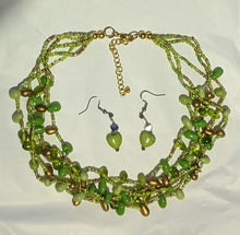 Load image into Gallery viewer, NECKLACE - Multi Strand Short with Random Beads