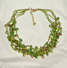 Load image into Gallery viewer, NECKLACE - Multi Strand Short with Random Beads