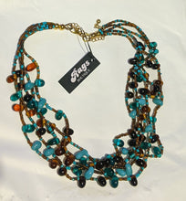 Load image into Gallery viewer, NECKLACE - Multi Strand Short with Random Beads