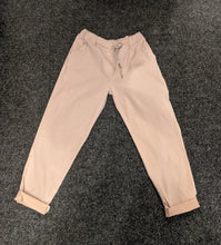 Load image into Gallery viewer, Plain Super Stretch 'Magic' Trousers - Lurex Mix Flat Drawstring with Silver Tip