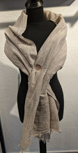 Load image into Gallery viewer, LINEN MIX SCARF - Natural
