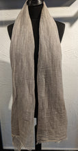 Load image into Gallery viewer, LINEN MIX SCARF - Natural