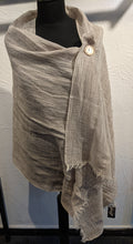 Load image into Gallery viewer, LINEN MIX SCARF - Natural