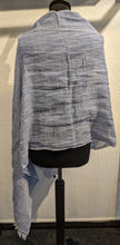 Load image into Gallery viewer, LINEN SCARF - Chambray Effect