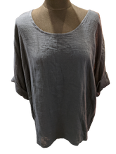 Load image into Gallery viewer, Italian cotton and linen top