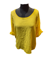 Load image into Gallery viewer, Italian cotton and linen top