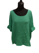 Load image into Gallery viewer, Italian cotton and linen top