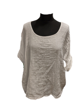 Load image into Gallery viewer, Italian cotton and linen top