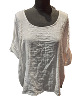 Load image into Gallery viewer, Italian cotton and linen top