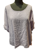 Load image into Gallery viewer, Italian cotton and linen top