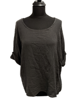 Load image into Gallery viewer, Italian cotton and linen top