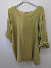 Load image into Gallery viewer, Italian cotton and linen top
