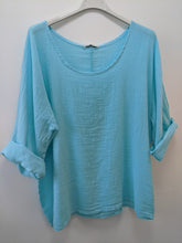 Load image into Gallery viewer, Italian cotton and linen top