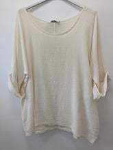 Load image into Gallery viewer, Italian cotton and linen top