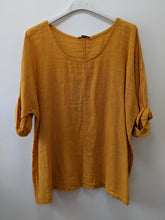 Load image into Gallery viewer, Italian cotton and linen top
