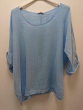 Load image into Gallery viewer, Italian cotton and linen top