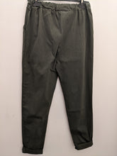 Load image into Gallery viewer, Plain Super Stretch 'Magic' Trousers - Lurex Mix Flat Drawstring with Silver Tip