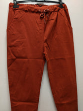 Load image into Gallery viewer, Plain Super Stretch 'Magic' Trousers - Lurex Mix Flat Drawstring with Silver Tip