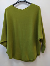 Load image into Gallery viewer, Italian Sequin Star Burst Jumper -Soft Rib Knit with Batwing Sleeve