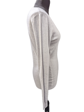 Load image into Gallery viewer, V Neck Fitted Fine Knit Jumper