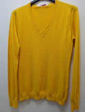 Load image into Gallery viewer, V Neck Fitted Fine Knit Jumper