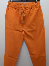 Load image into Gallery viewer, Plain Super Stretch 'Magic' Trousers - Lurex Mix Flat Drawstring with Silver Tip