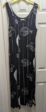 Load image into Gallery viewer, Karetta Dress -Sleeveless Fit and Flow Fish Print
