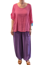 Load image into Gallery viewer, Italian cotton and linen top