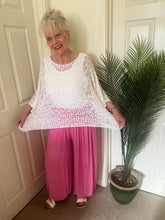 Load image into Gallery viewer, VERITY Popcorn Open Knit Top
