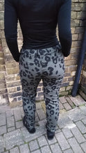 Load image into Gallery viewer, Super Stretch &#39;Magic&#39; Trousers with Jaguar Print
