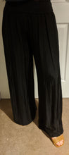 Load image into Gallery viewer, Size XL in Italian Silk Lined Palazzo Trousers
