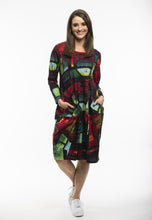 Load image into Gallery viewer, Orientique Bubble Dress- Lettters Print
