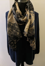 Load image into Gallery viewer, Scarf/Shawl - Lightweight and Soft with Graduated Abstract Pattern
