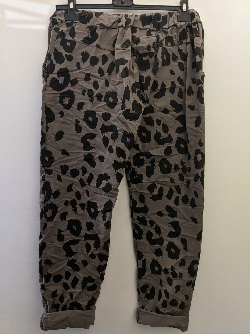 Super Stretch 'Magic' Trousers with Jaguar Print