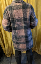 Load image into Gallery viewer, Soft Wool/Mix Coat with Check Pattern

