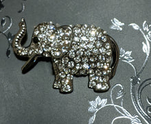 Load image into Gallery viewer, Sparkly Elephant Brooch
