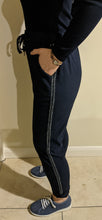 Load image into Gallery viewer, Super Stretch &#39;Magic&#39; Trousers with Lurex Double Stripes
