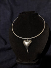 Load image into Gallery viewer, Ring Necklace with Heart Pendant
